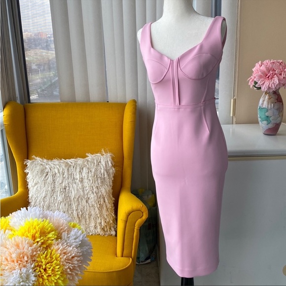 Marciano Pink Midi Dress - Picture 4 of 9